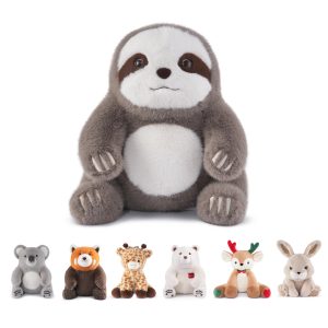 14" Weighted Sloth Stuffed Animal – 3.5lb Plush Toy for Kids & Adults, Anxiety Relief Gift