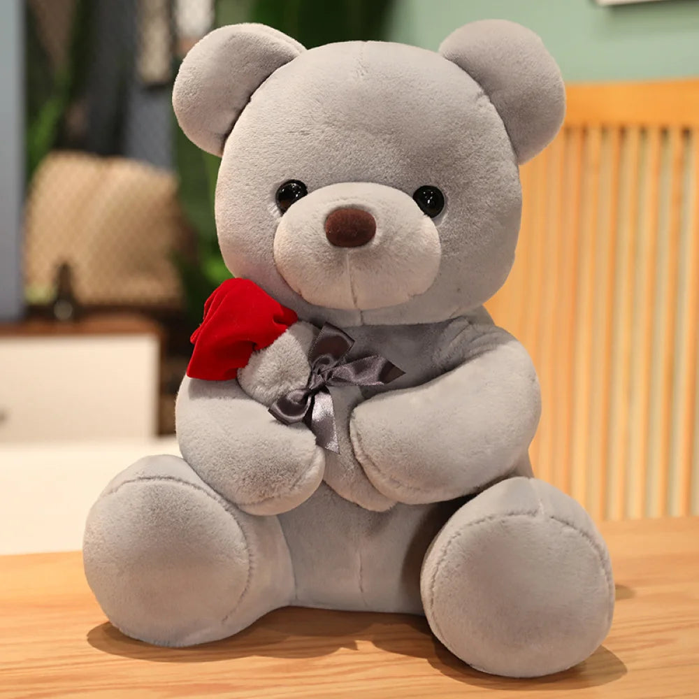 Cute Rose Bear Plush Toy - Image 7