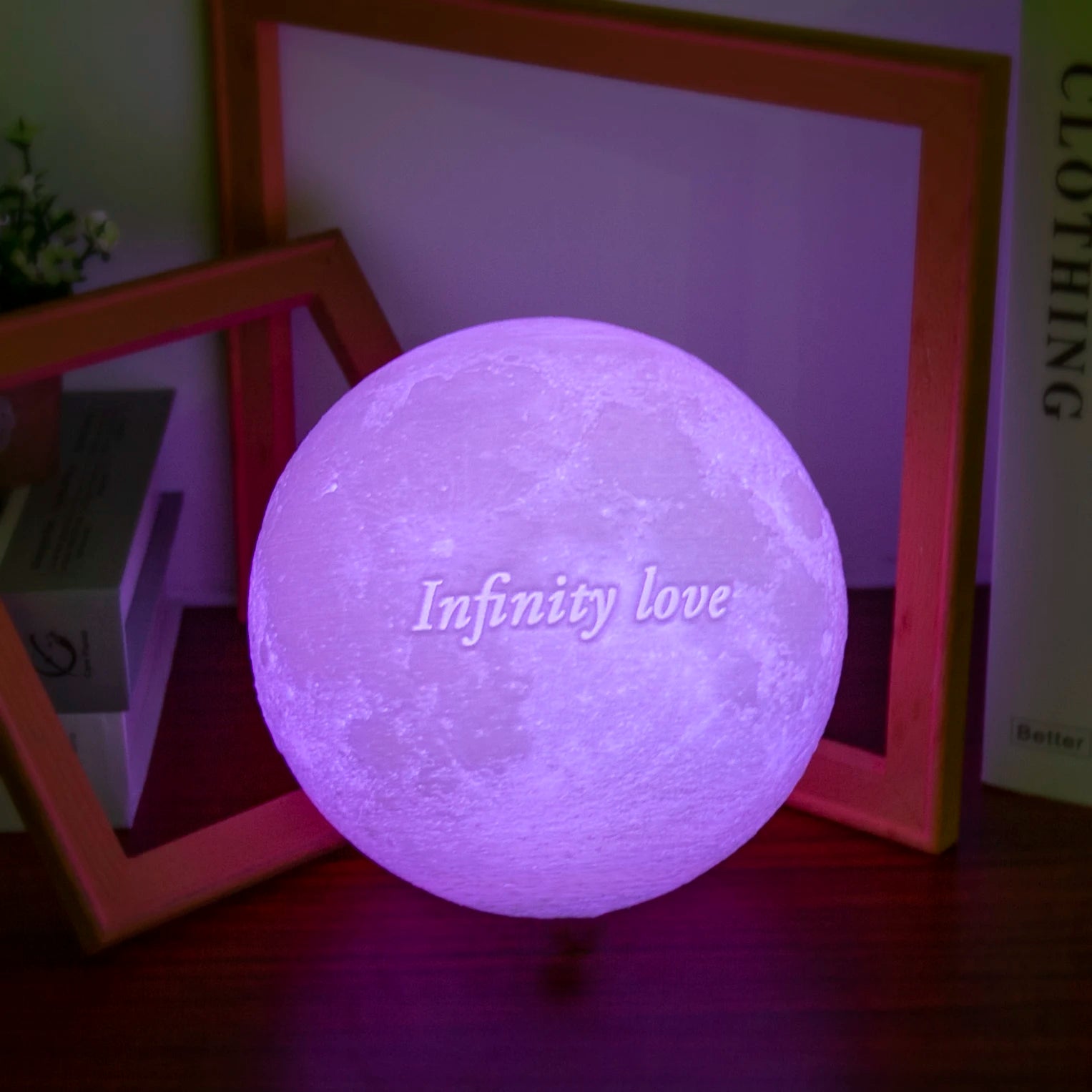 3D Printing Moon Lamp – Personalized Photo & Text Custom Night Light for Birthday, Mother’s Day & Valentine’s Gifts - Image 6