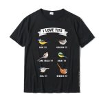I Love Tits! Funny Bird Watching T-Shirt – Humorous Tee for Ornithologists & Nature Lovers