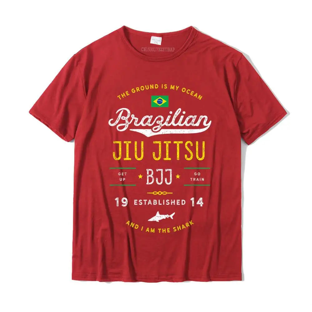Ocean Shark Jiu Jitsu T-Shirt – BJJ Martial Arts Gift Tee for Men - Image 12