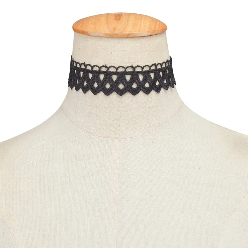 Simple Newest Fashion Punk Style Wave Velvet Choker Necklace – Valentine’s Day Gift for Lovers (N275) - Image 2