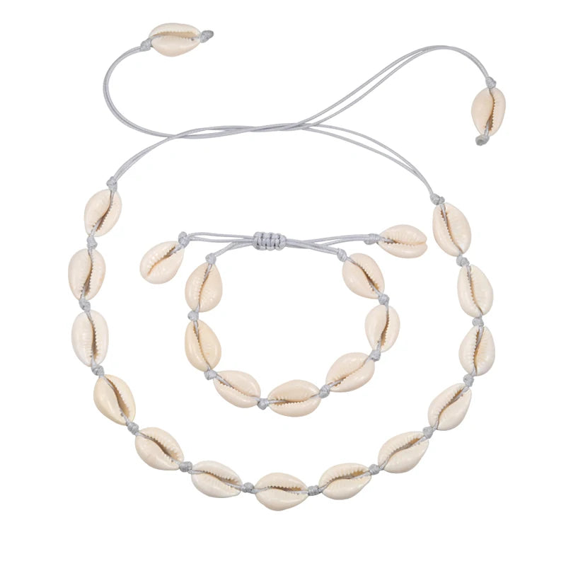 Bohemian Shell Cowrie Choker Necklace – Vintage Summer Beach Jewelry for Women & Girls - Image 9