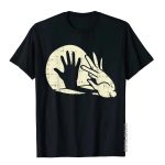 Funny Rabbit Shadow Play T-Shirt – Bunny Lover Pun Tee for Men