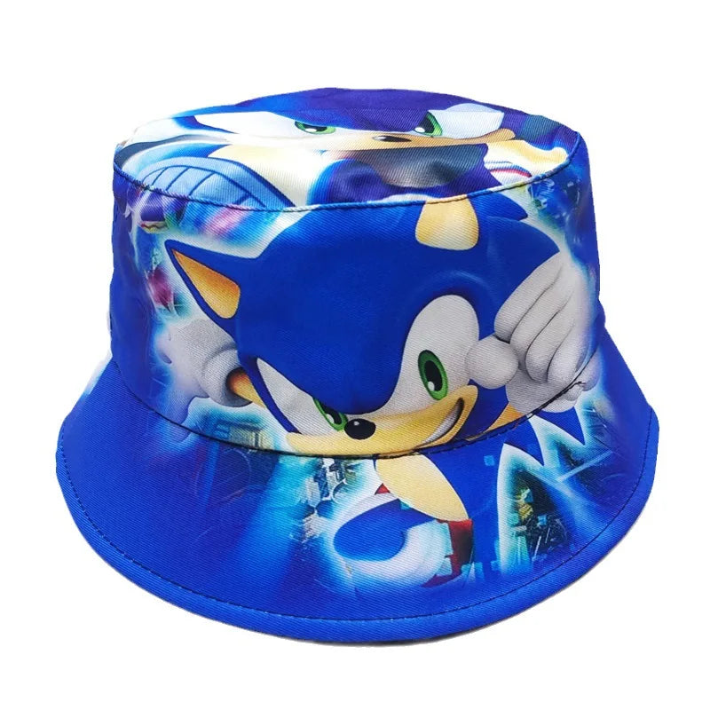 Sonic the Hedgehog Kids Fisherman Hat – Cute Anime Sunshade Cap for Boys & Girls - Image 7
