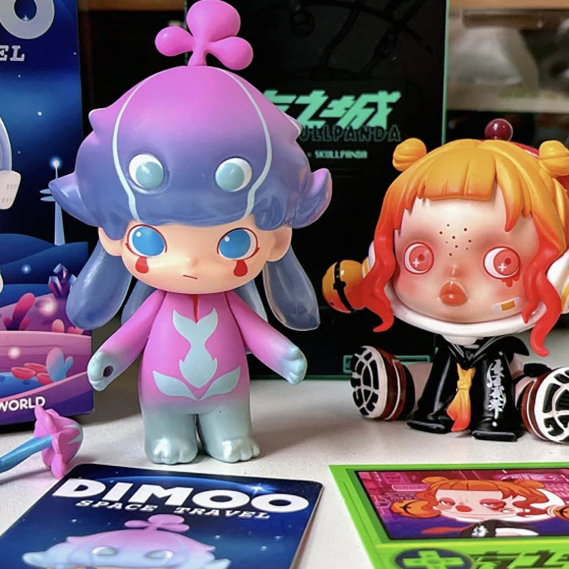 DIMOO Space Travel Binary Action Figure – Mystery Box Anime Figurine for Home Décor & Gifts - Image 3