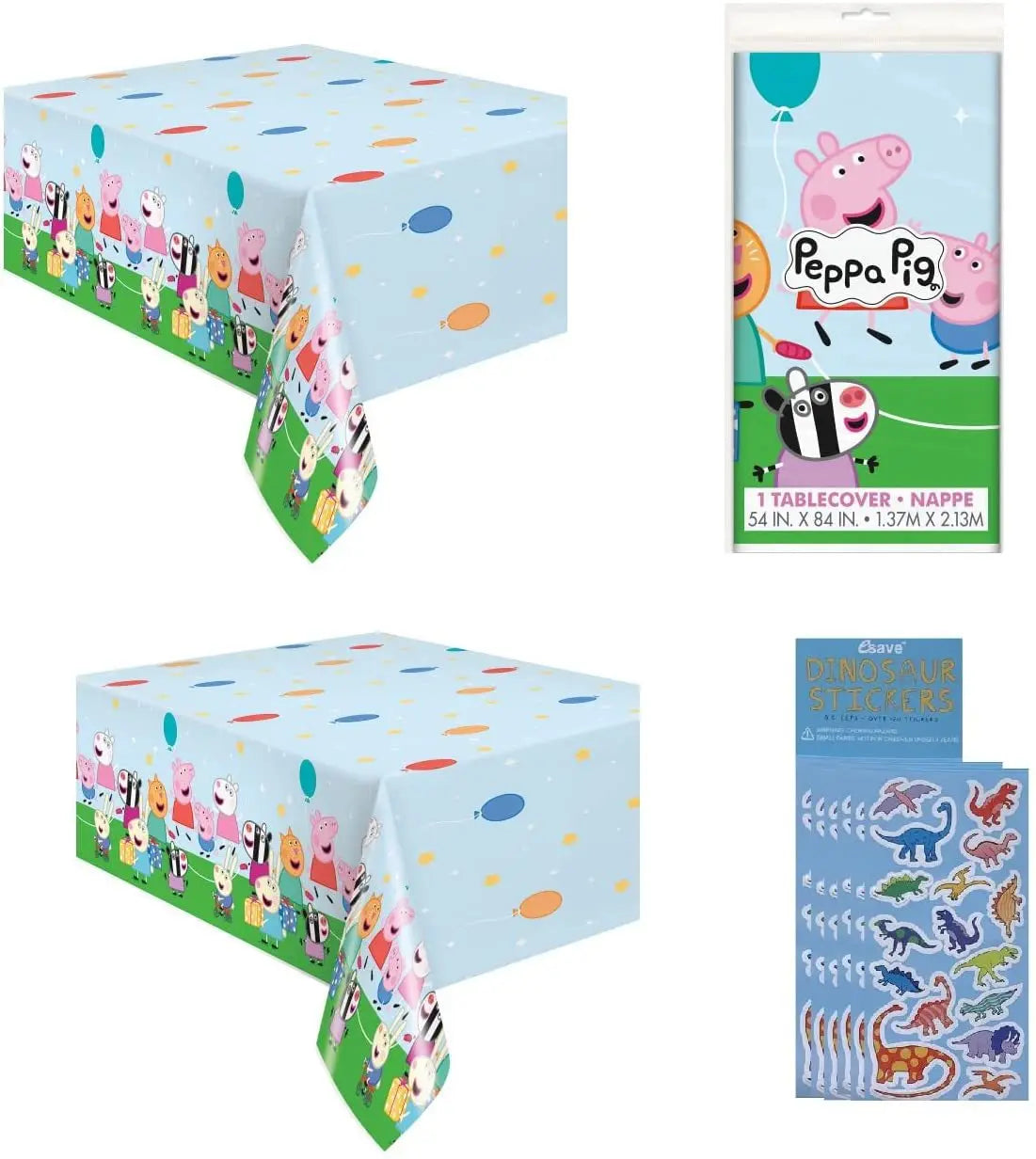 Peppa Pig Birthday Party Set – Kids’ Party Supplies with Speaker, Plates, Cups & Decorations - Image 2