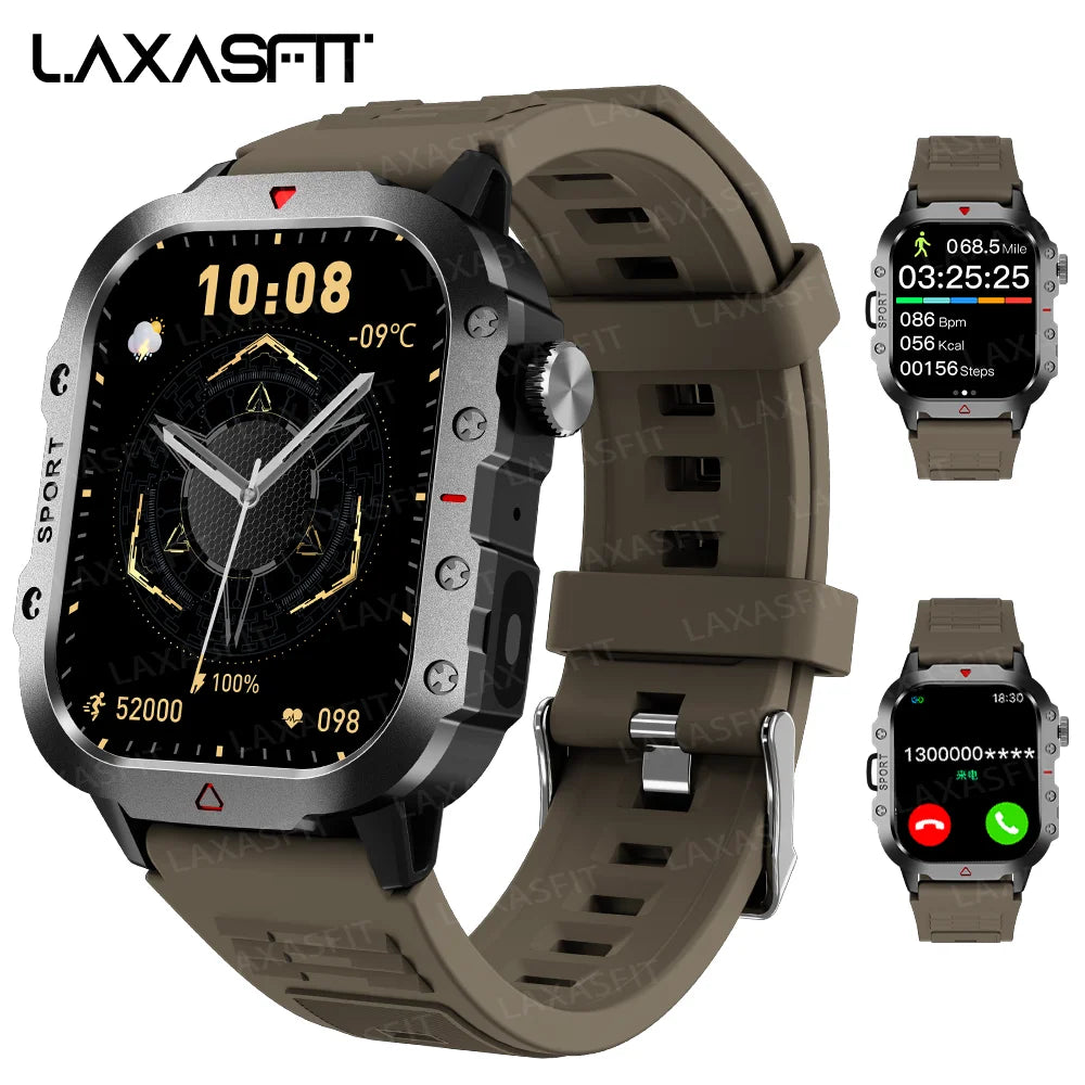 LAXASFIT Men's Sports Smart Watch – 1.71" Display, Bluetooth Calling, Blood Oxygen & LED Flashlight - Image 9