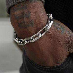 Titanium Steel Hip-hop Bracelet