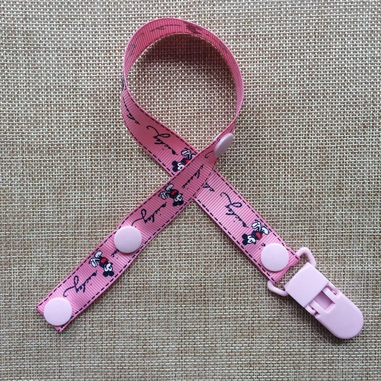 Disney Mickey Cartoon Baby Pacifier Clip – Soft & Comfortable Soothing Chain for Infants - Image 8