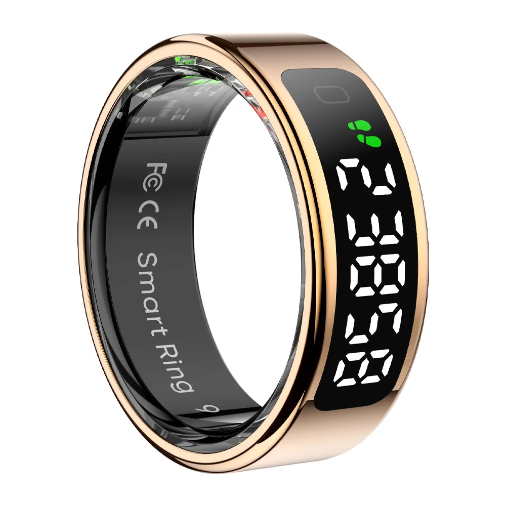 2025 COLMI R12 Smart Ring – Touchscreen Display, Wireless Charging & Health Monitoring - Image 8