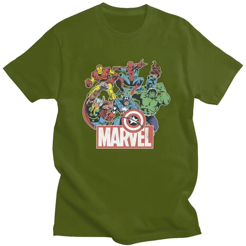 Hulk Classic Avengers T-Shirt – 100% Cotton Short Sleeve Tee for Men - Image 7
