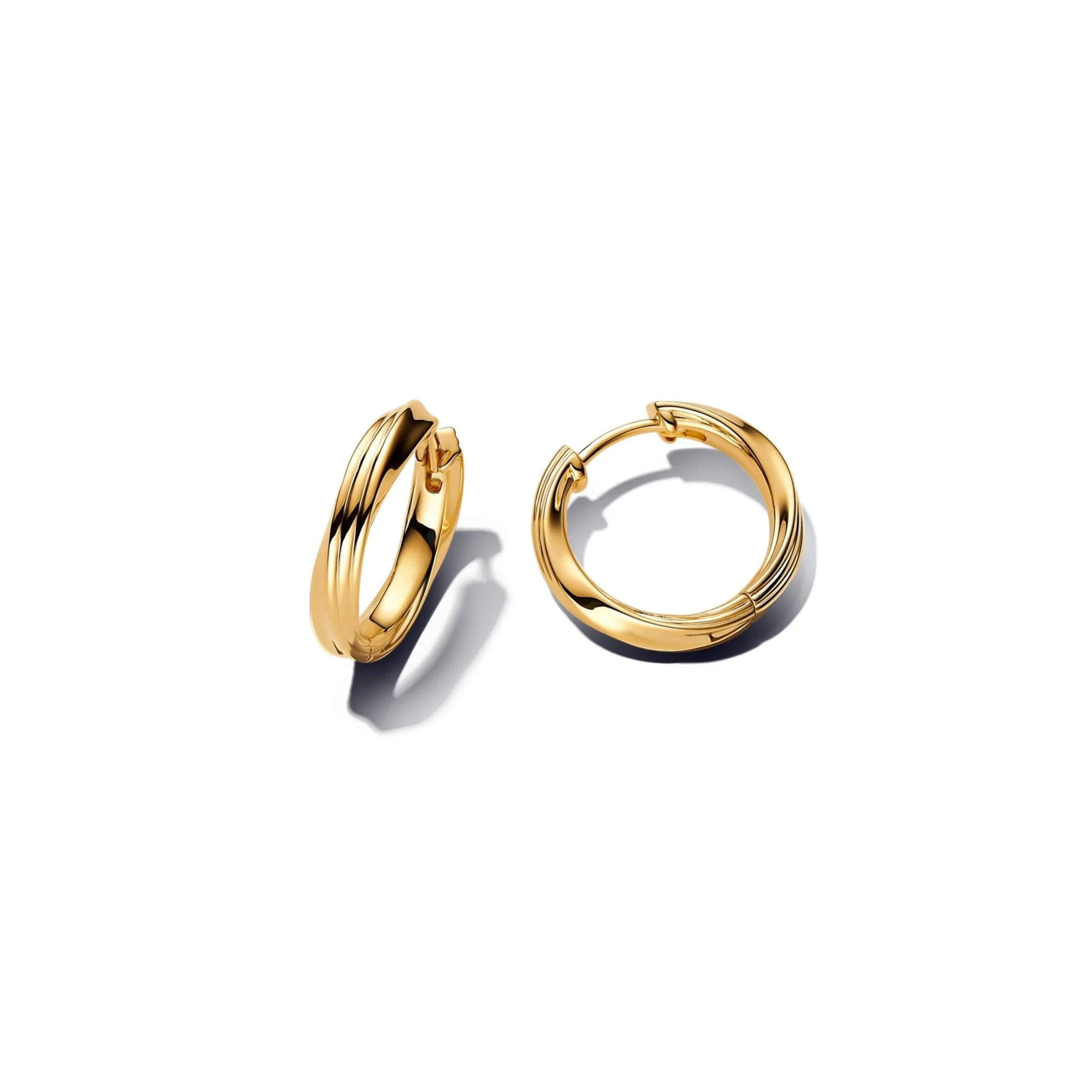 Luxury Original 925 Sterling Silver Chunky Hoop Earrings – Big Heart Circle Zircon Design - Image 13