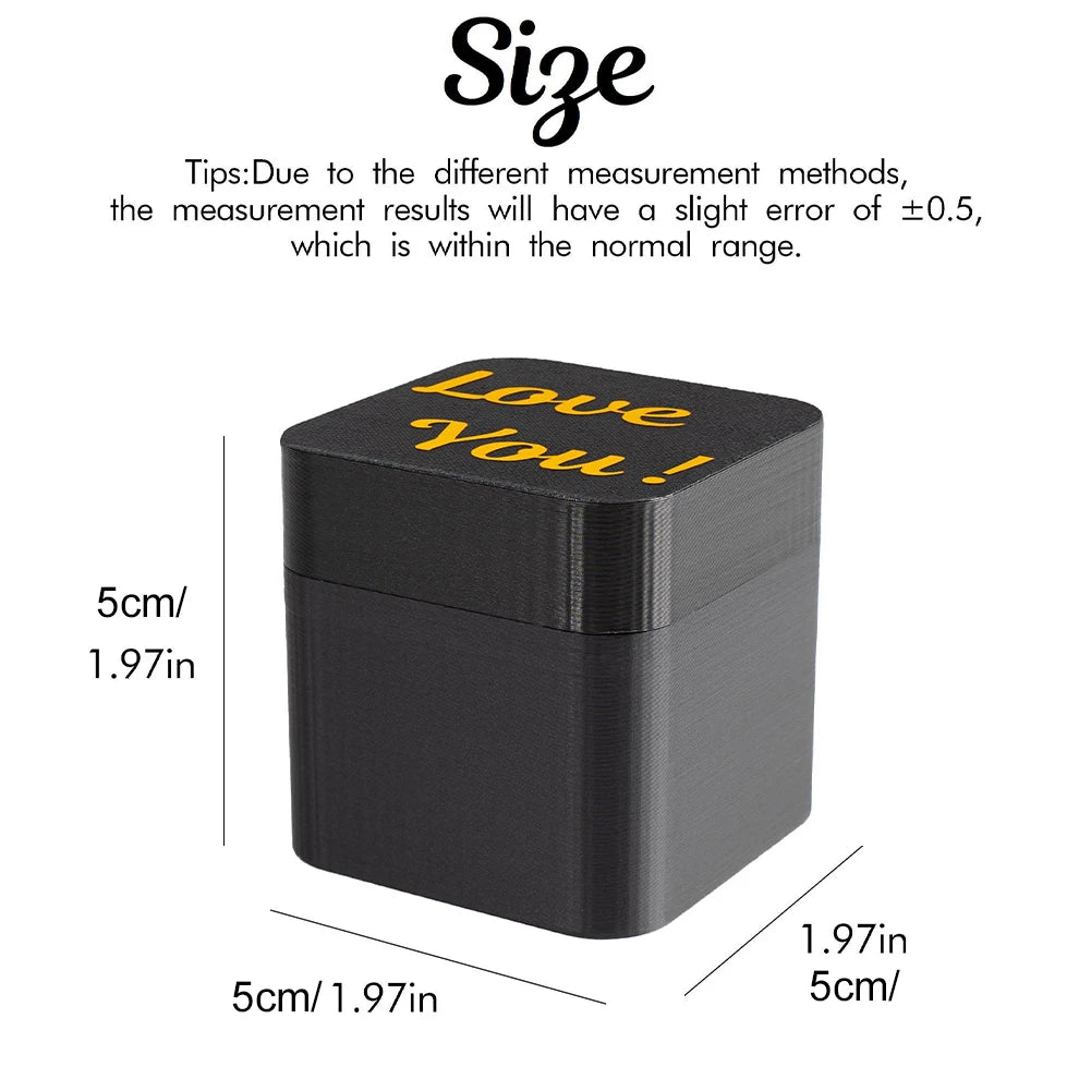 3D Printed Red Roses Love Heart in a Box – Surprise Pop-Up Valentine Gift - Image 6