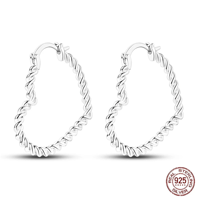 New 925 Sterling Silver Tassel Earrings – Love Heart, Star, Moon, Dragonfly & Tulip Designs - Image 11