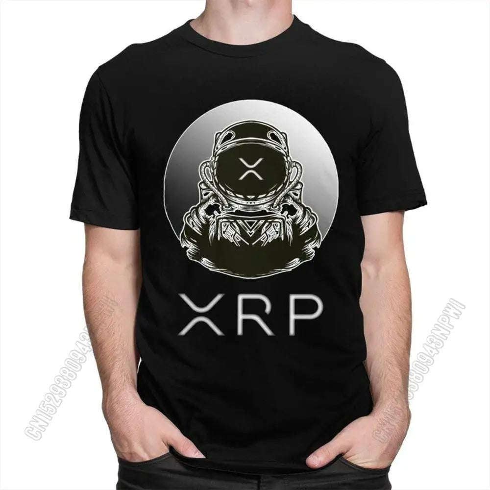 Ripple XRP "To The Moon" T-Shirt – Men’s Urban Crypto Streetwear Cotton Tee - Image 2