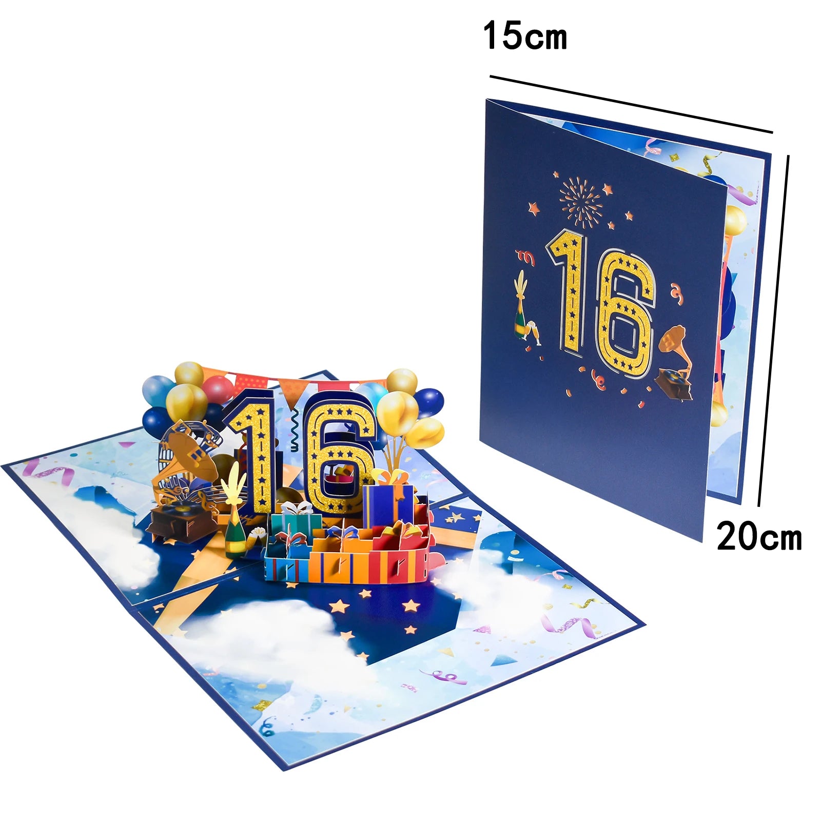 Anniversary & Birthday Pop-Up Number Card – 1st, 18th, 21st Celebration Greeting Card - Image 7