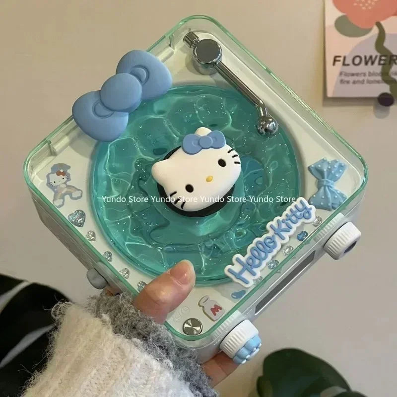 Hello Kitty DIY Retro Bluetooth Speaker – Kawaii White Noise Sleep Aid with RGB Light - Image 2
