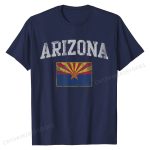 Arizona Flag Retro T-Shirt – Custom Cotton Tee for Men, Women & Kids