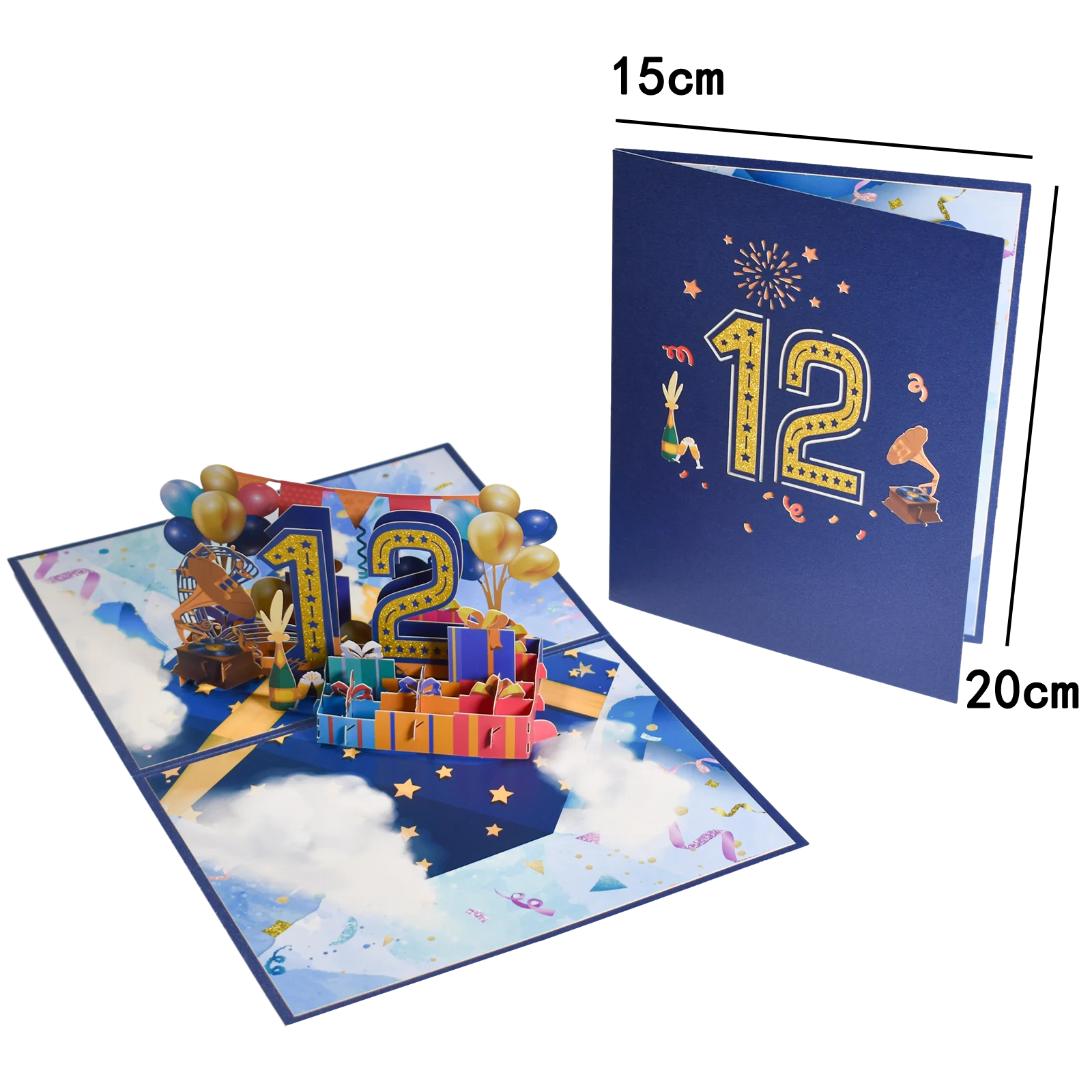 Anniversary & Birthday Pop-Up Number Card – 1st, 18th, 21st Celebration Greeting Card - Image 18