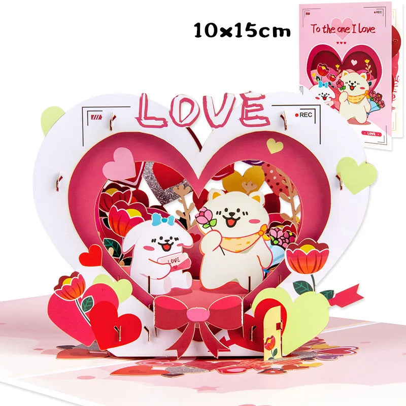 3D Pop-Up Love Card – Romantic Gift for Wife or Girlfriend - Image 29