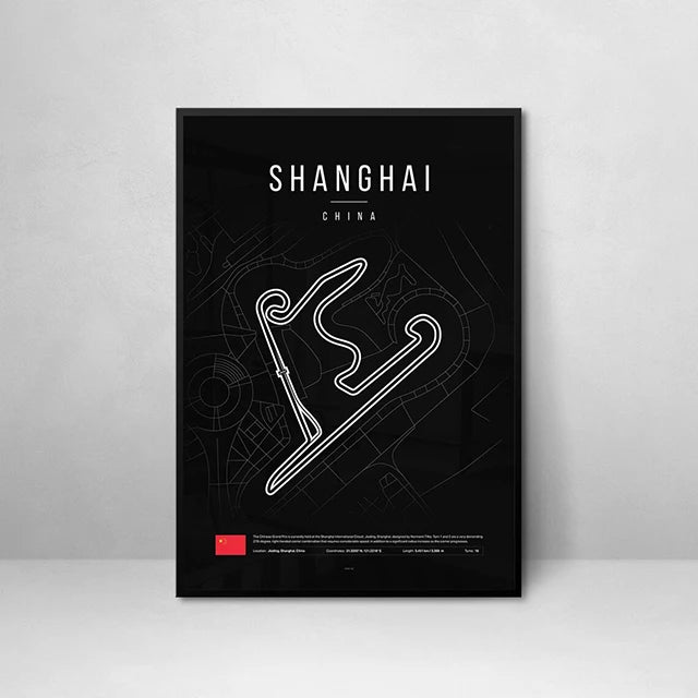 ROSHK F1 World Race Track Canvas Print – Modern Wall Art Poster for Racing Fans - Image 26