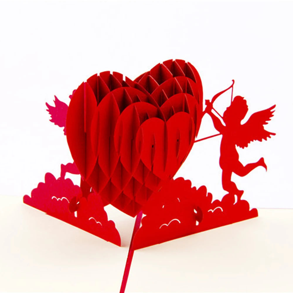 Hot 3D Creative Card – Valentine's Day, Wedding Invitation & Thank You Card - Image 33