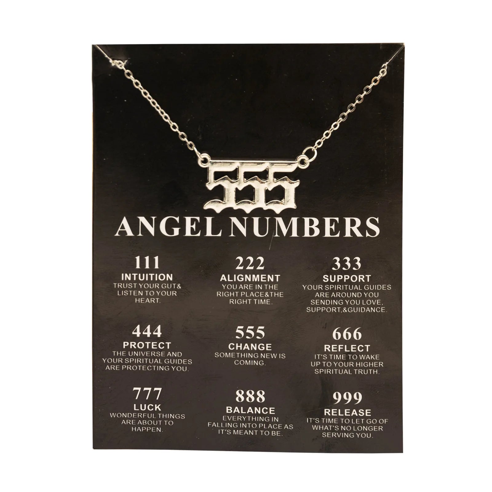 Fashion Alloy Gold Color Lucky Angel Numbers Wish 777 Pendant Necklace - Image 5