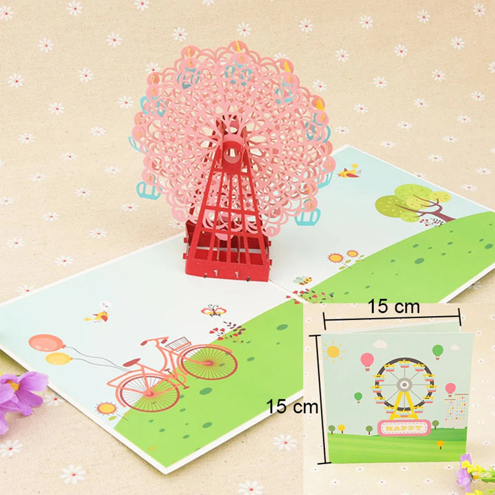 Hot 3D Creative Card – Valentine's Day, Wedding Invitation & Thank You Card - Image 9