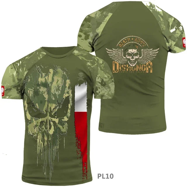 Polish Polska White Eagle Emblem T-Shirt – 3D Nation Flag Graphic Tee for Men - Image 13