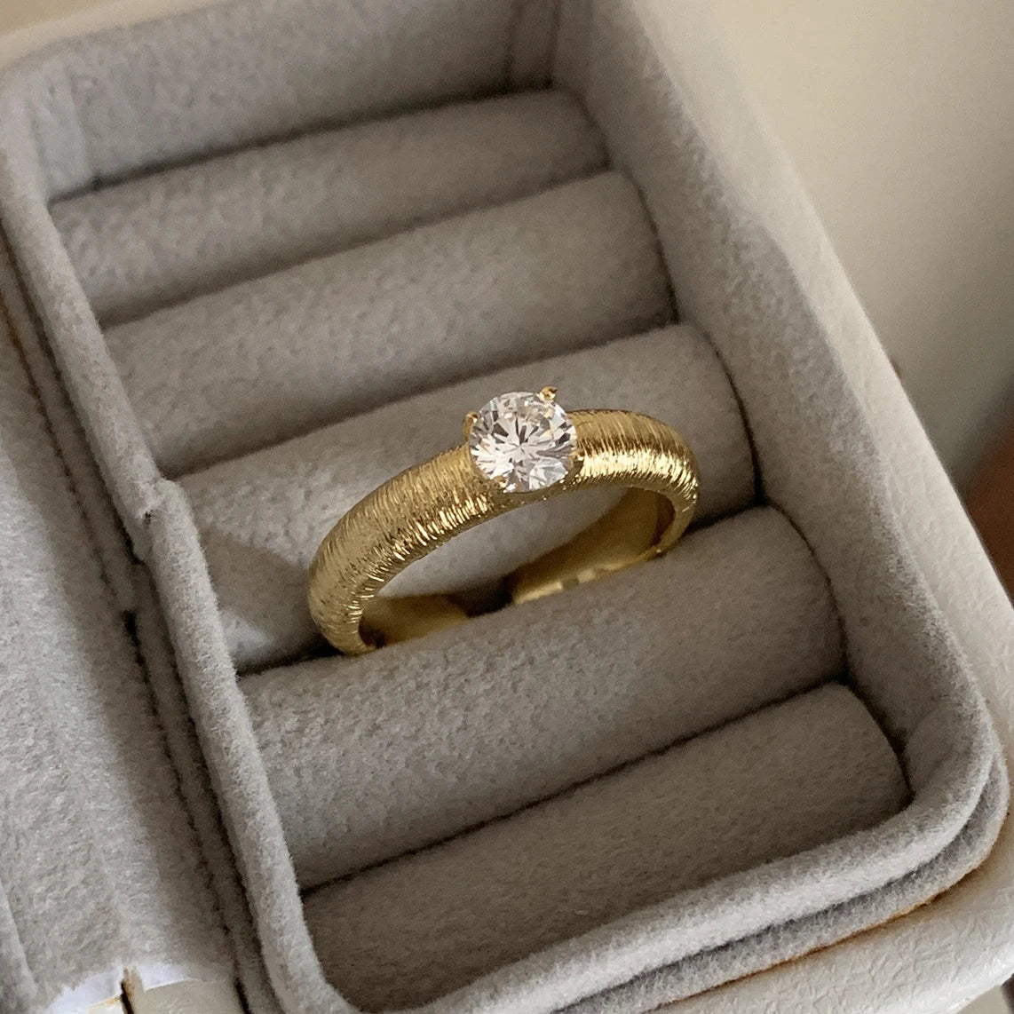 VENTFILLE 925 Sterling Silver Wave Ring – Irregular Golden Stackable Adjustable Ring for Women - Image 11