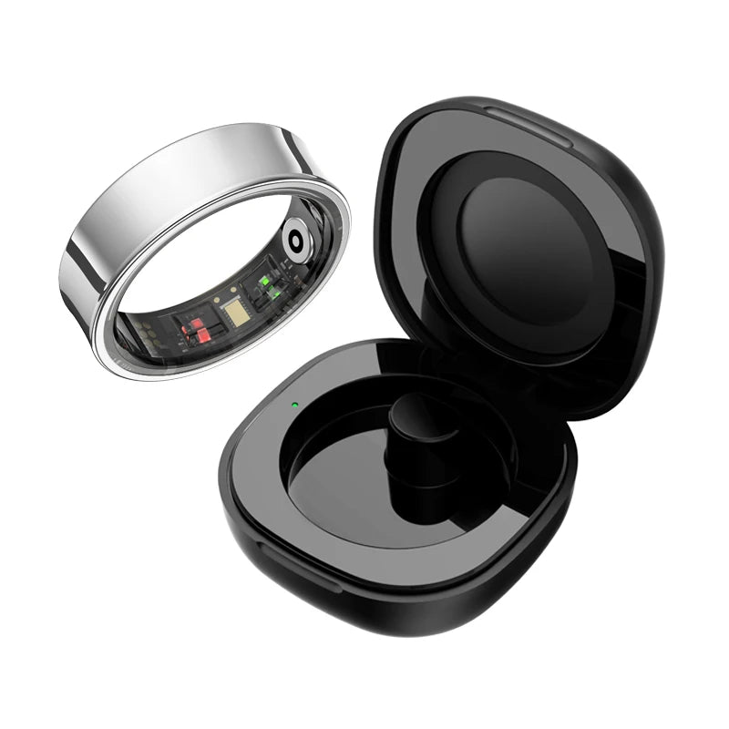 R09 Smart Ring – Health Monitoring Smart Wearable with Charging Case for Men & Women - Image 8