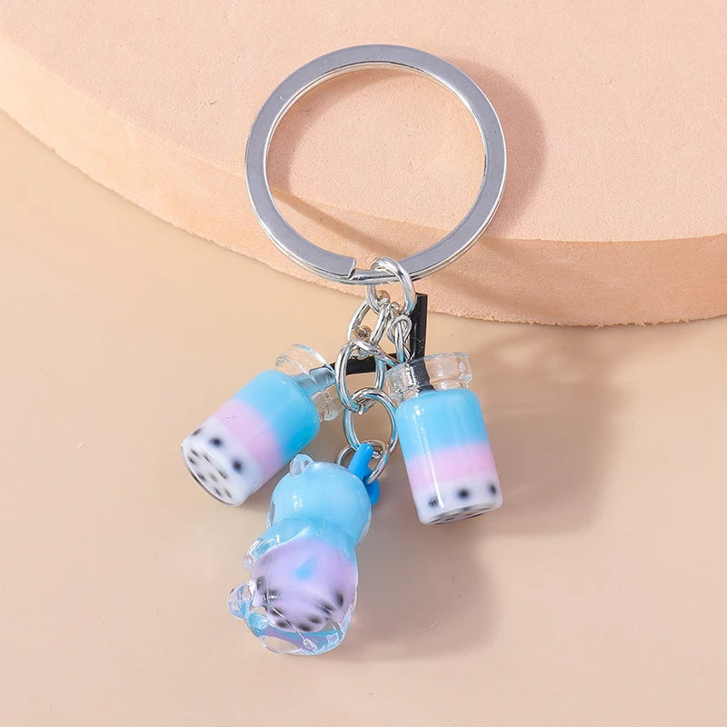 Cute 3D Dazzling Bear Keychain – Sparkling Animal Pendant for Car Keys & Handbags - Image 24