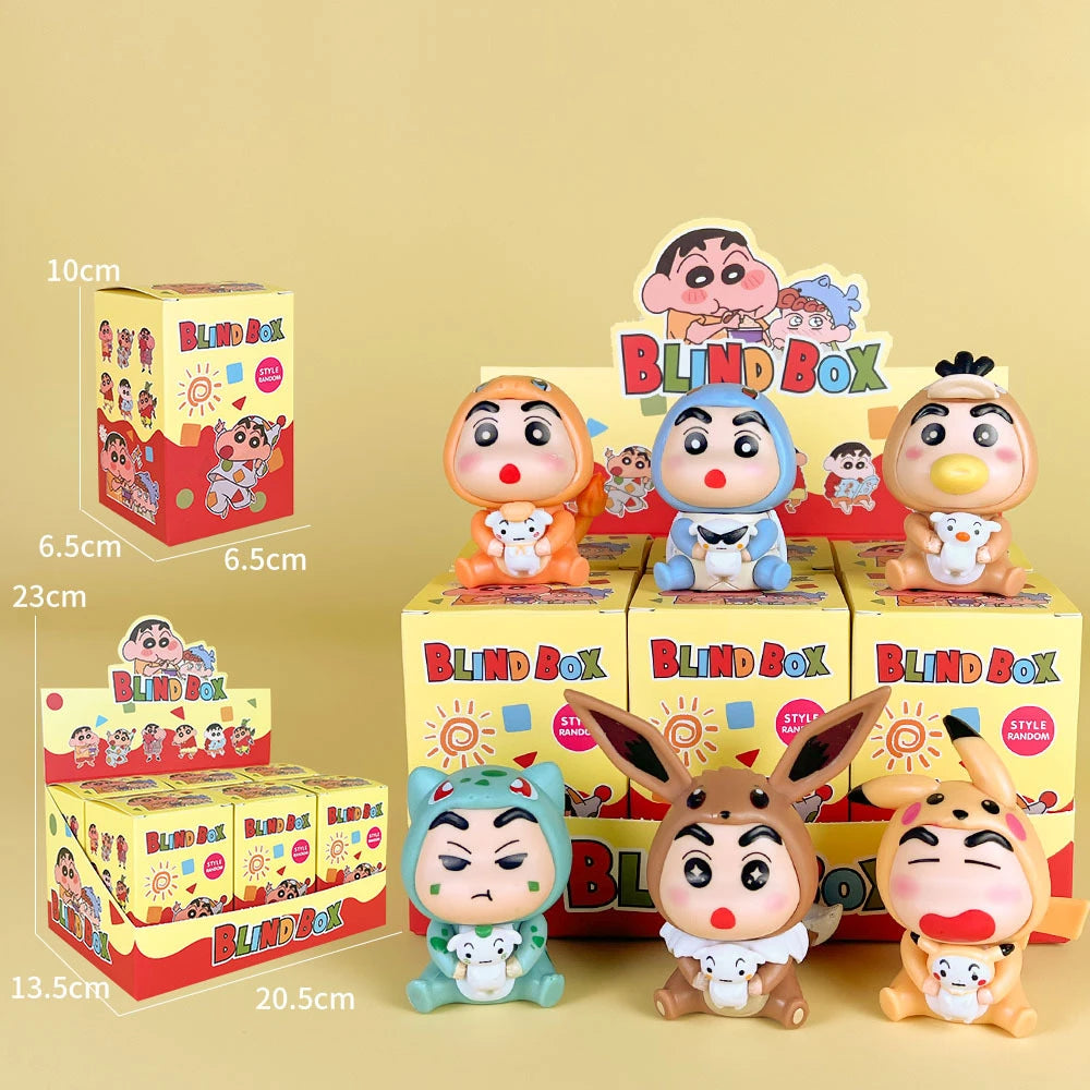 Crayon Shin-chan x Pikachu Anime Blind Box – Surprise Doll Collection & Mystery Gift Toy
