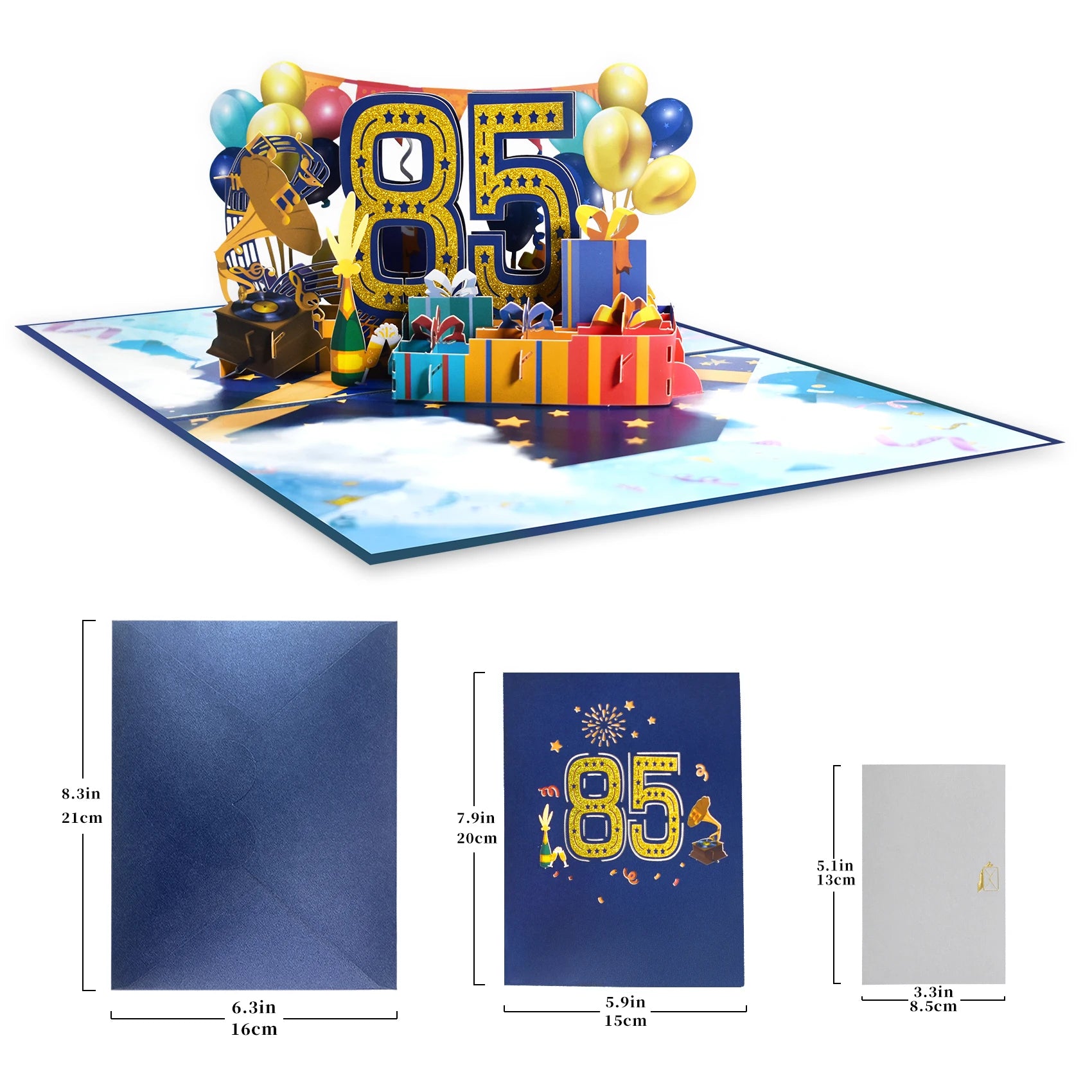 Anniversary & Birthday Pop-Up Number Card – 1st, 18th, 21st Celebration Greeting Card - Image 29