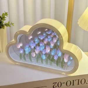 Tulip Cloud Sea of Flowers Handmade Night Light