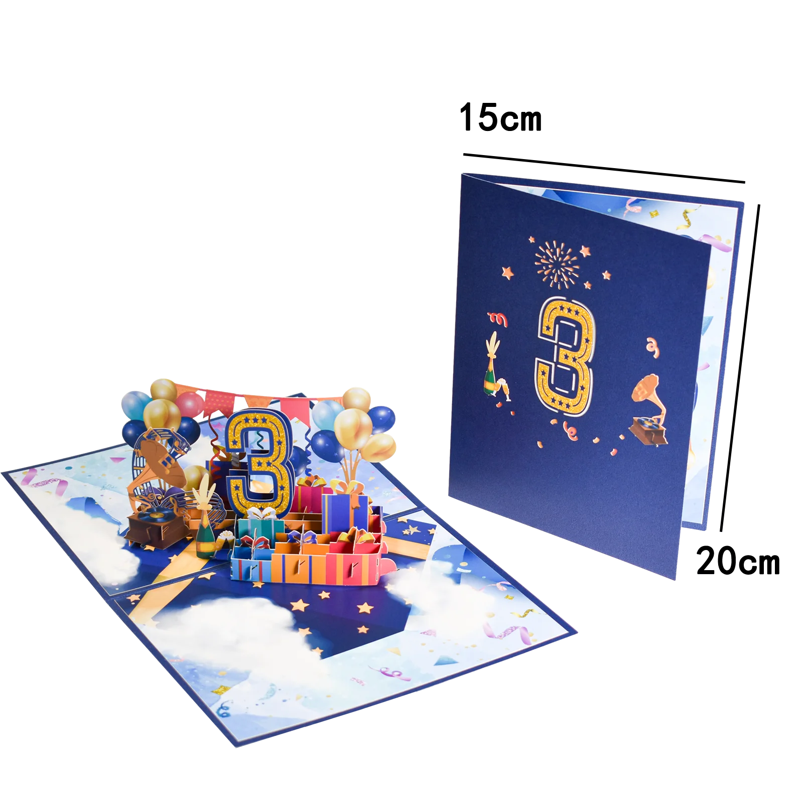 Anniversary & Birthday Pop-Up Number Card – 1st, 18th, 21st Celebration Greeting Card - Image 20