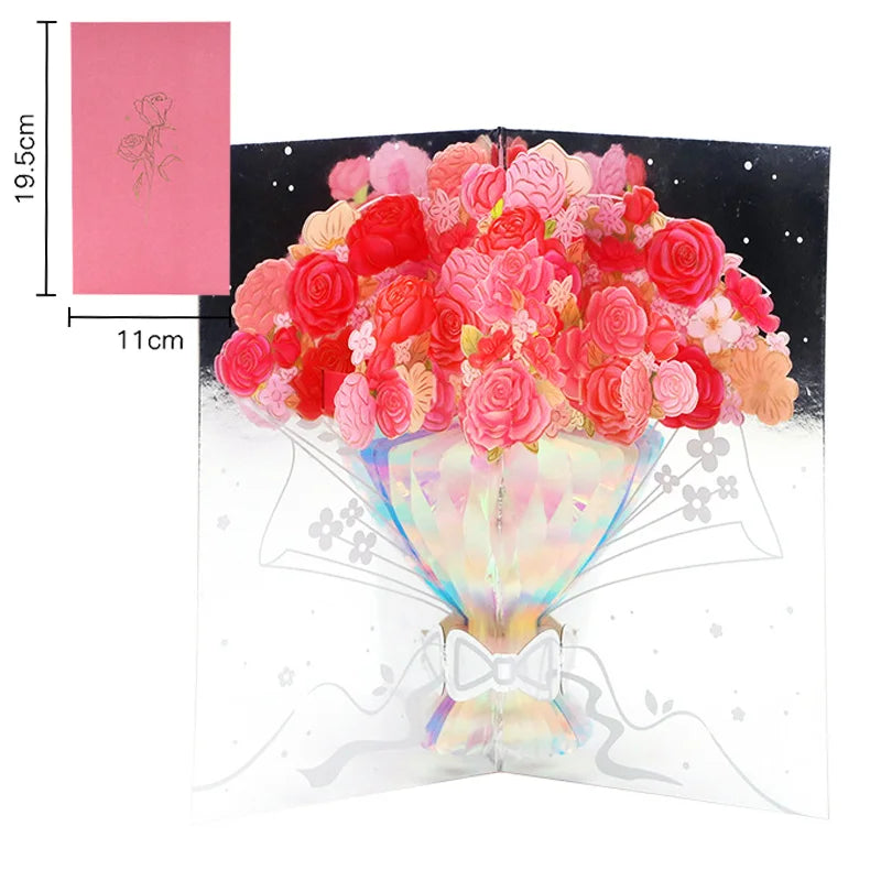 Hot 3D Creative Card – Valentine's Day, Wedding Invitation & Thank You Card - Image 38