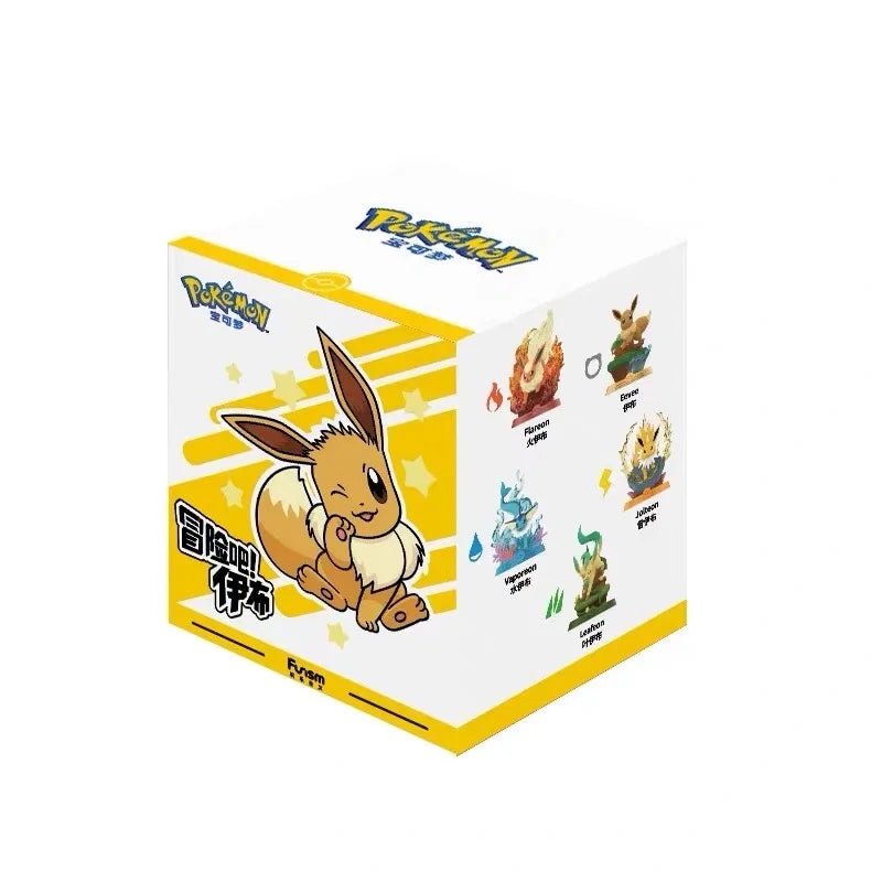 Anime Pokémon Funism Original Adventure Eevee Family Suit Blind Box – Jolteon & Sylveon Action Figure Collection - Image 7