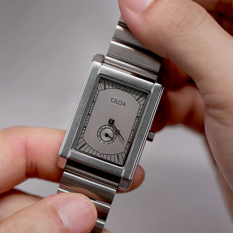 Luxury Tank Square Watch for Men – Quartz & Automatic Vintage Style Wristwatch - Image 10