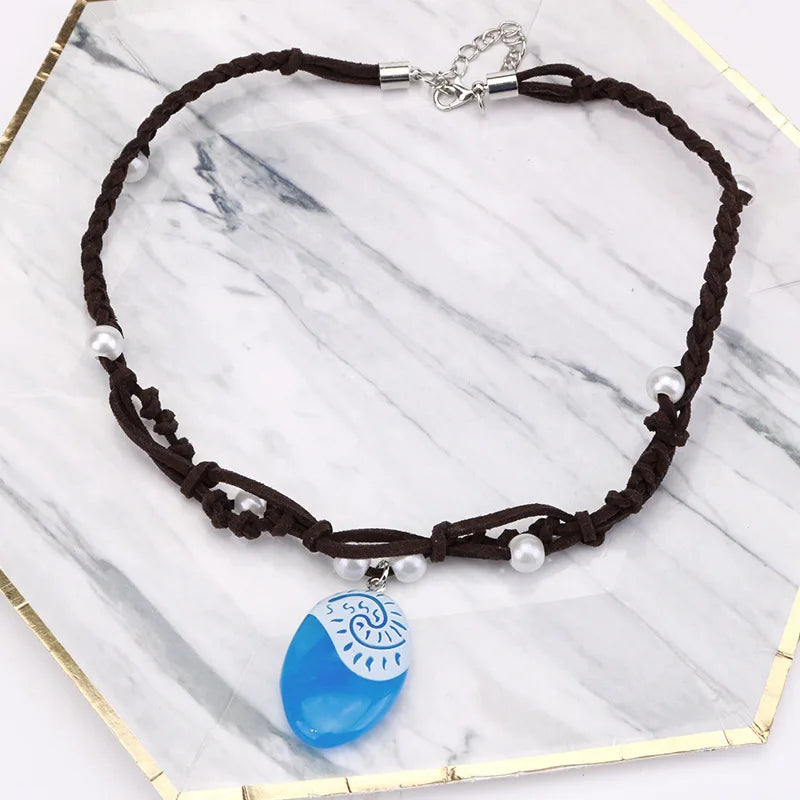 Disney Moana Ocean Necklace – Kawaii Cartoon Cosplay Jewelry for Girls & Kids - Image 5