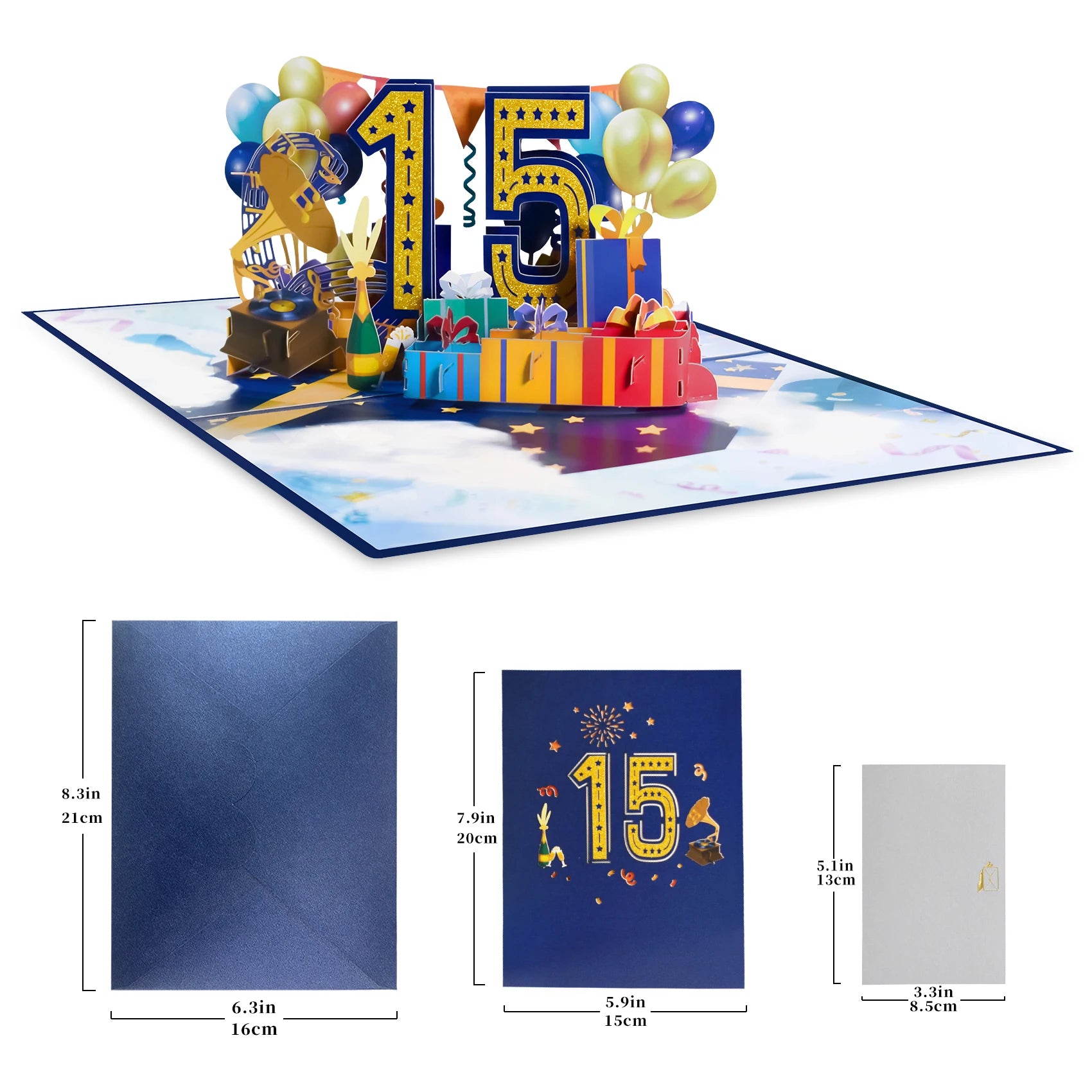 Anniversary & Birthday Pop-Up Number Card – 1st, 18th, 21st Celebration Greeting Card - Image 37