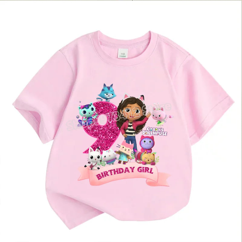 Gabby’s Dollhouse Kids T-Shirt – Cute Cartoon Cotton Pullover for Summer & Birthday Gifts - Image 11