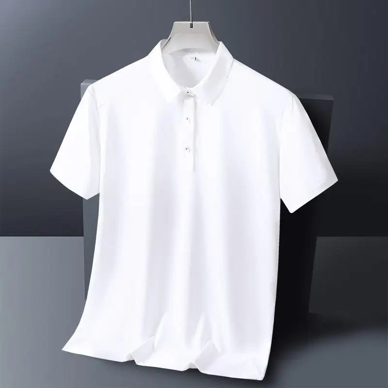 Plus Size Men’s Polo T-Shirt – 9XL Loose Fit Casual Formal Tee for Up to 150kg - Image 11