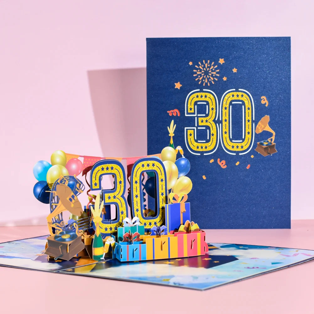 Anniversary & Birthday Pop-Up Number Card – 1st, 18th, 21st Celebration Greeting Card - Image 11
