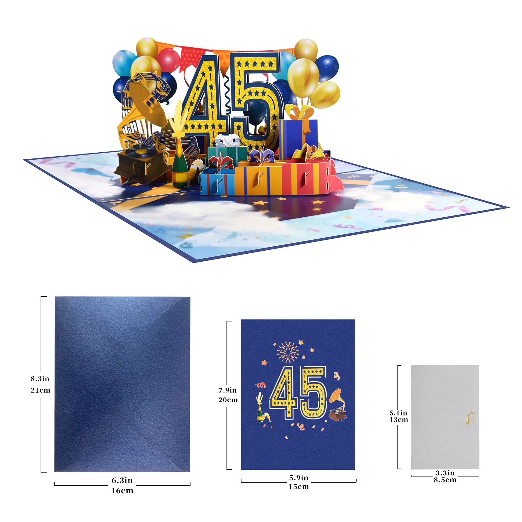 Anniversary & Birthday Pop-Up Number Card – 1st, 18th, 21st Celebration Greeting Card - Image 27