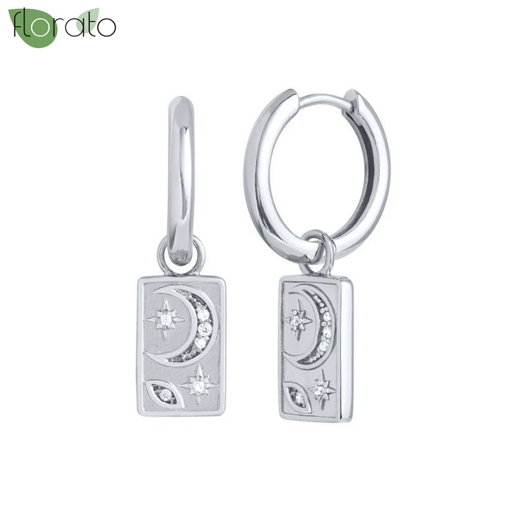 925 Sterling Silver Needle Vintage Gold Hoop Earrings – Evil Eye Pendant Jewelry for Women - Image 42