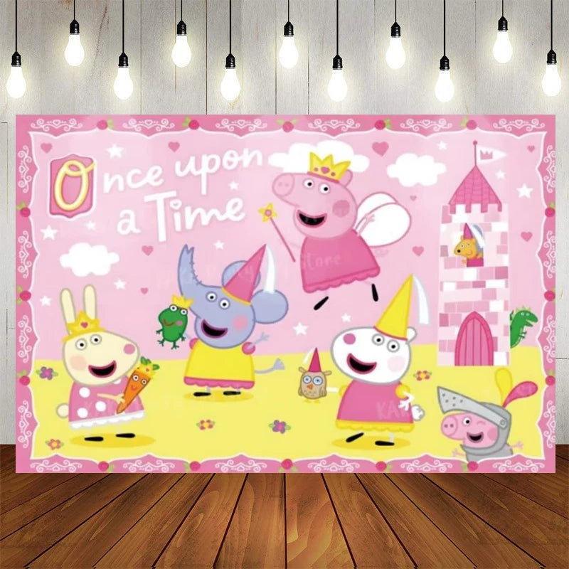 Peppa Pig Birthday Party Set – Kids’ Party Supplies with Speaker, Plates, Cups & Decorations - Image 6