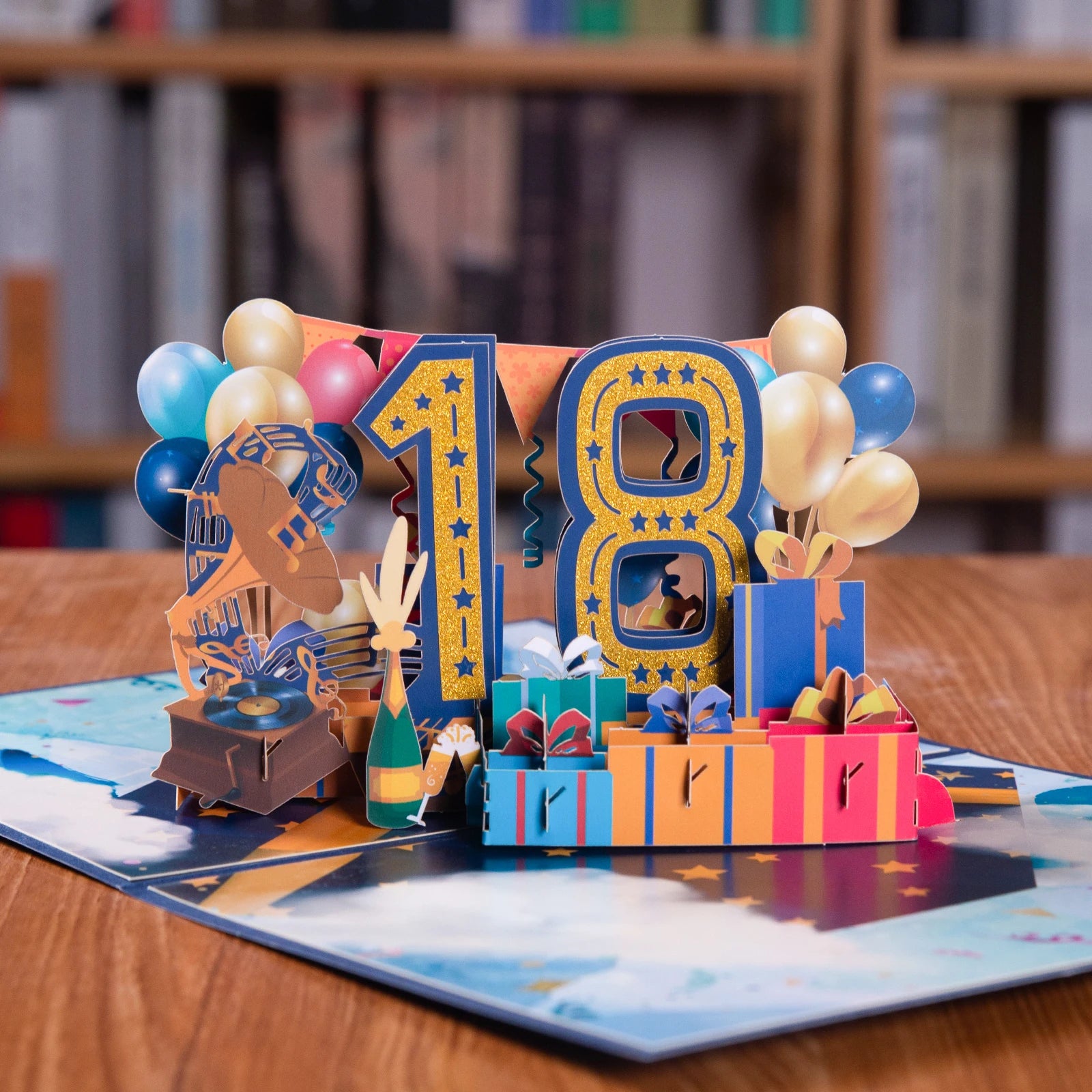 Anniversary & Birthday Pop-Up Number Card – 1st, 18th, 21st Celebration Greeting Card - Image 5