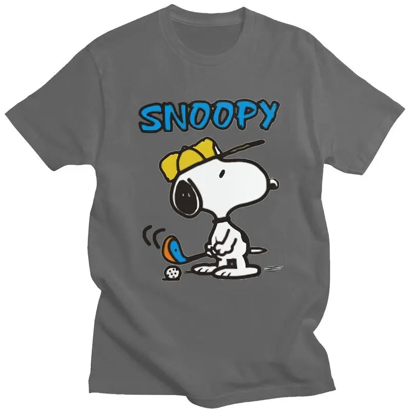 Snoopy Golf T-Shirt – Men’s Short Sleeve Urban Graphic Tee - Image 10